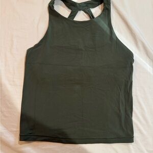 Athleta Dark Green Yoga Tank Top